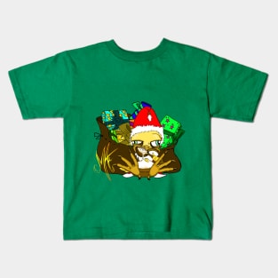 Grumpy Chicken Cristmast Eve Kids T-Shirt